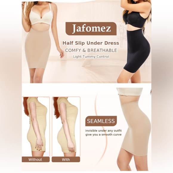 Slips High Waist Tummy Control Women’s👱🏽‍♀️Under Dress👗Shapewear Sz XL - Picture 3 of 11